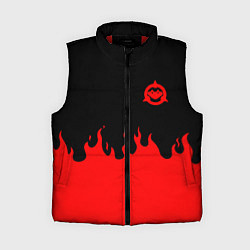 Женский жилет Battletoads fire team, цвет: 3D-красный