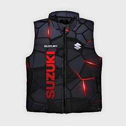 Женский жилет Suzuki - плиты с эффектом свечения, цвет: 3D-черный