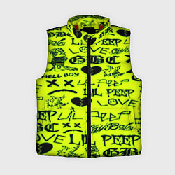 Женский жилет Lil peep кислотный стиль, цвет: 3D-красный