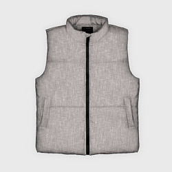 Женский жилет Текстура серо-бежевый однотонный, цвет: 3D-светло-серый