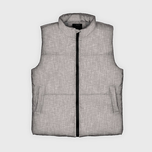 Женский жилет Текстура серо-бежевый однотонный / 3D-Светло-серый – фото 1