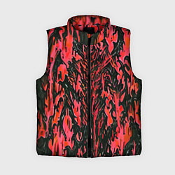 Женский жилет Демонический доспех красный, цвет: 3D-красный