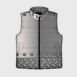 Женский жилет Стальные листы, цвет: 3D-светло-серый