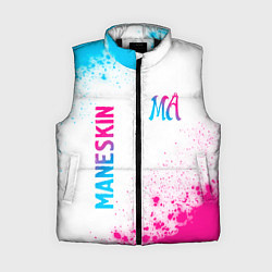 Женский жилет Maneskin neon gradient style вертикально