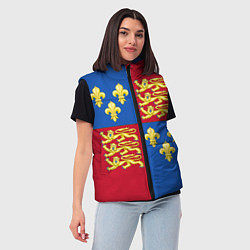 Женский жилет Рыцарское сюрко Ричарда Львиное Сердце, цвет: 3D-светло-серый — фото 2