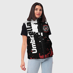 Женский жилет Umbrella Security на спортивном красно бело чёрном, цвет: 3D-черный — фото 2