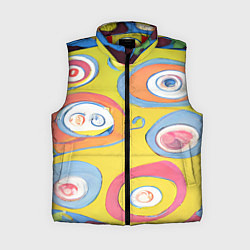 Женский жилет Хиппи арт, цвет: 3D-красный