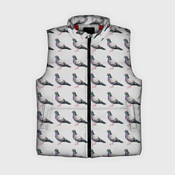 Женский жилет Голуби воркуют, цвет: 3D-красный