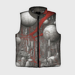 Женский жилет Биотехнический городской пейзаж