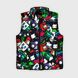 Женский жилет Geometry dash alllogo