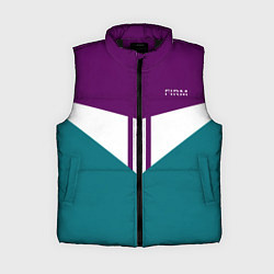 Женский жилет FIRM темная сирень и бирюза
