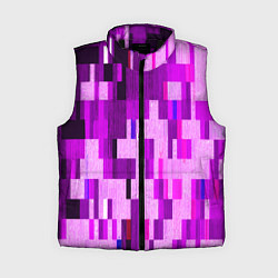 Женский жилет Розовый глитч