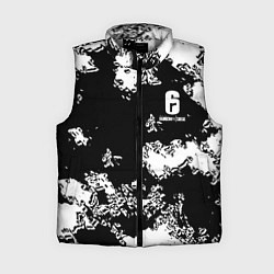 Женский жилет Rainbow краски Six Siege, цвет: 3D-светло-серый