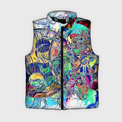 Женский жилет Сплетенные круги Инь Ян, цвет: 3D-черный