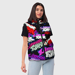 Женский жилет Friday Night Funkin стикеры, цвет: 3D-красный — фото 2