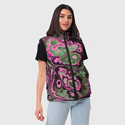 Женский жилет Абстрактный узор, цвет: 3D-черный — фото 2
