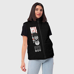 Женский жилет Ahjin Guild Sung Jin Woo, цвет: 3D-красный — фото 2