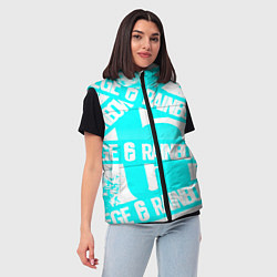 Женский жилет Tom Clancys rainbow six, цвет: 3D-черный — фото 2