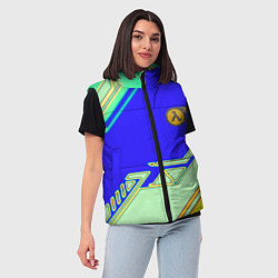 Женский жилет Half life sport game, цвет: 3D-светло-серый — фото 2