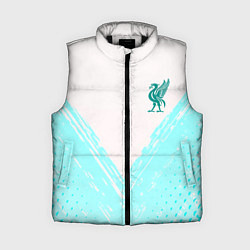 Женский жилет Liverpool logo texture fc, цвет: 3D-черный
