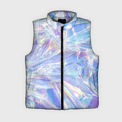 Женский жилет Эффект голографии с пластиковой лентой