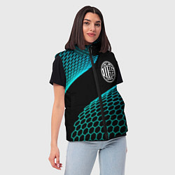 Женский жилет AC Milan football net, цвет: 3D-черный — фото 2