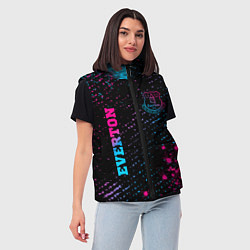 Женский жилет Everton - neon gradient вертикально, цвет: 3D-черный — фото 2