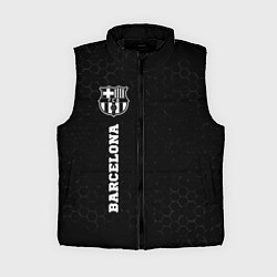Женский жилет Barcelona sport на темном фоне по-вертикали, цвет: 3D-черный