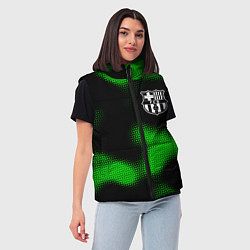Женский жилет Barcelona sport halftone, цвет: 3D-черный — фото 2