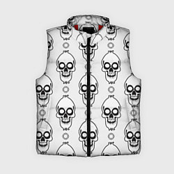 Женский жилет Череп и круг