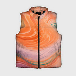 Женский жилет Мраморный паттерн, цвет: 3D-черный