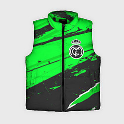 Женский жилет Real Madrid sport green, цвет: 3D-черный