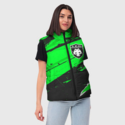 Женский жилет AEK Athens sport green, цвет: 3D-черный — фото 2