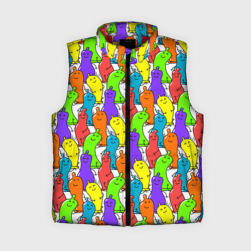 Женский жилет Весёлые цветные презервативы / 3D-Красный – фото 1