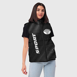 Женский жилет Daewoo sport metal, цвет: 3D-черный — фото 2