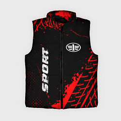 Женский жилет FAW red sport tires
