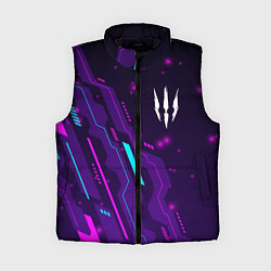 Женский жилет The Witcher neon gaming