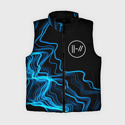Женский жилет Twenty One Pilots sound wave, цвет: 3D-черный