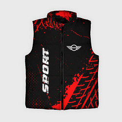 Женский жилет Mini red sport tires