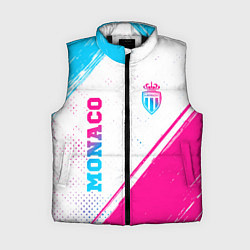 Женский жилет Monaco neon gradient style вертикально, цвет: 3D-черный