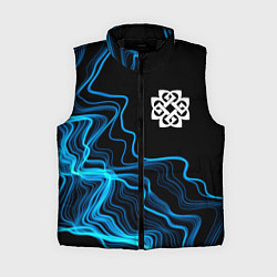 Женский жилет Breaking Benjamin sound wave, цвет: 3D-черный