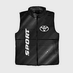 Женский жилет Toyota sport metal, цвет: 3D-черный