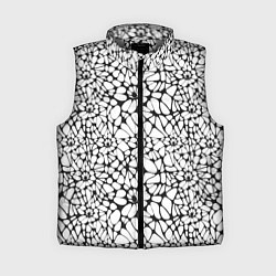Женский жилет Абстрактный узор из звезд, цвет: 3D-светло-серый