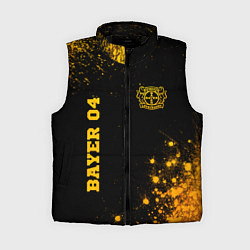 Женский жилет Bayer 04 - gold gradient вертикально