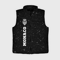 Женский жилет Monaco sport на темном фоне по-вертикали, цвет: 3D-черный