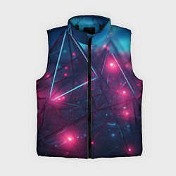 Женский жилет Конструкция с ярким свечением, цвет: 3D-черный
