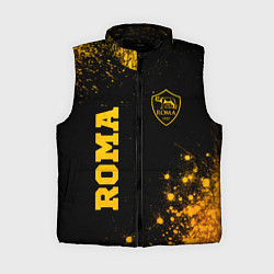 Женский жилет Roma - gold gradient вертикально, цвет: 3D-черный