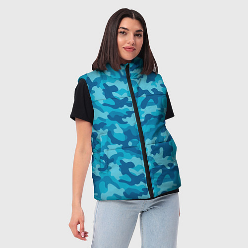Женский жилет Камуфляж Люсии из gta 6 / 3D-Светло-серый – фото 3
