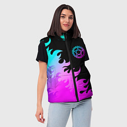 Женский жилет Black Butler неоновый огонь, цвет: 3D-черный — фото 2