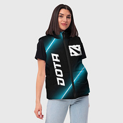 Женский жилет Dota неоновые лампы, цвет: 3D-черный — фото 2